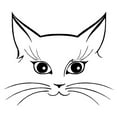 thumbnail image 3 of BAETEUY Cute Cat Head Car-Styling Vehicle Body Window Reflective Decals, 3 of 6