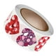 thumbnail image 4 of Rollo de 500 pegatinas adhesivas de corazón para sobres, 8 patrones decorativos 25 cm estilo B, 4 of 9