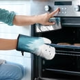 thumbnail image 2 of Forest with Mountains Kitchen Oven Mitt and Pot Holder Sets 2 Pcs for Baking, Cooking and Grilling, Heat Resistant Up To 392 °F, 2 of 7