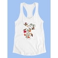 thumbnail image 3 of Mango Hummingbirds I Racerback Tank Women -John James Audubon Designs, Female Large, 3 of 4