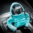 thumbnail image 2 of Cozy Fluffy Car Gear Shift Knob Cover - Round Head Shifter Protector with Soft Warm Grip, Cute Personality Design for Auto Interior, Easy Slip-On Installation, Available in, 2 of 6
