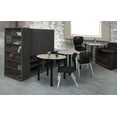 thumbnail image 2 of Regency Kee 36" Round Slim Table - Maple/ Black, 2 of 3