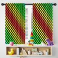 thumbnail image 5 of Blackout Kids Curtains,Rainbow Color Checkered Pattern Childrens Insulated Curtains Set Of 2,Bedroom Essentials,Toddler Room Decor 42"x54", 5 of 5
