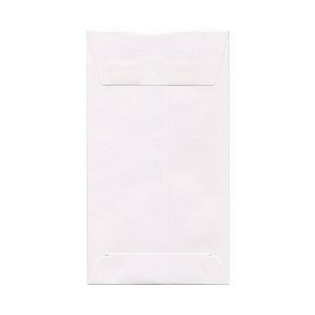 JAM Paper #6 Coin Business Envelopes, 3 3/8 x 6, White, 25/Pack