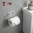 KES Toilet Paper Holder Rv Sticky No Drilling Brushed Stainless Steel