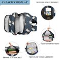 thumbnail image 3 of FORMRS School Backpack 17" Student Travel Bag with Laptop Compartment, Rocket Pattern, 3 of 7