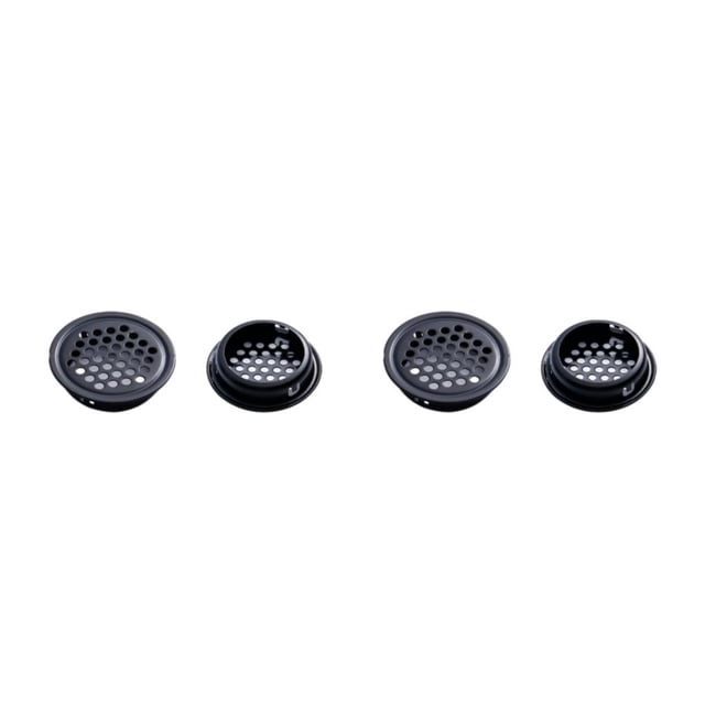 Guardoinrt 20piece Stainless Steel Vent Enhanced Durability And Longevity Wide Application Easy To Install black 35mm flat 2Set