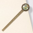 thumbnail image 4 of Map Antique Bronze Lace Bookmark: a Gift for Readers and Book Lovers, 4 of 5