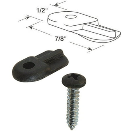 

Prime-Line Black Turn Button Screen Clip (12-Pack) PL7906 PL7906 263002