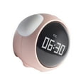 thumbnail image 2 of Seitruly Reloj despertador con expresión bonita para niños Electrónica Rosado emoticono, 2 of 6