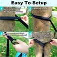 thumbnail image 5 of SZHLUX Hamaca para Acampar Hamacas portátiles Dobles e Individuales con 2 Correas para árboles y Bolsa de Transporte Adjunta, Ideal para Exteriores, Interiores, Playa, Camping, Gris Claro/Azul Cielo, 5 of 5