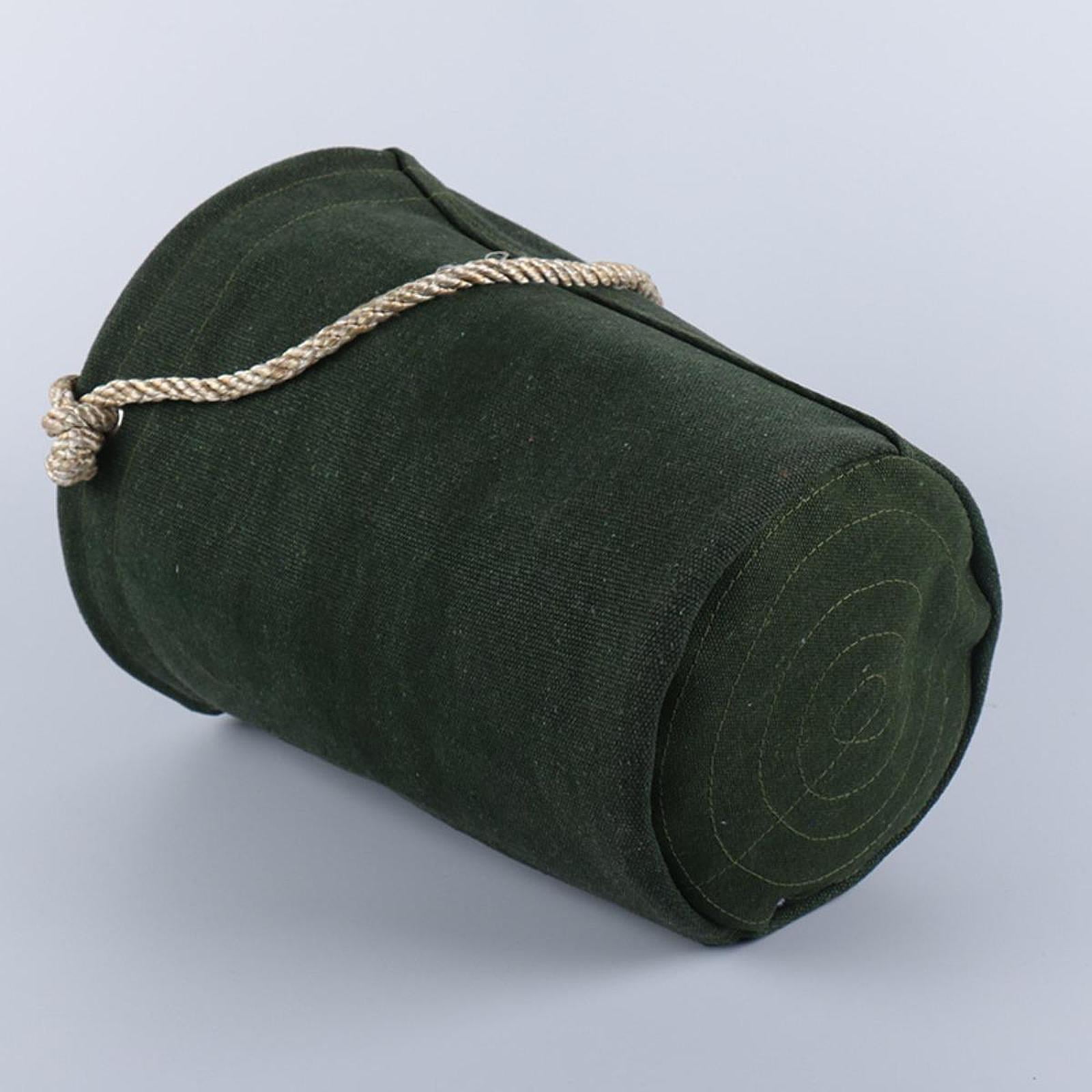 Tool Organizer Bag Canvas Bucket Carrier Foldable Storage for Home Gardeners Electricians and Plumbers