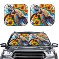 thumbnail image 2 of Fotbe Sunflower Turtle Juego de 2 Piezas de Parasoles para Parabrisas | Bloqueador Solar para Auto | Accesorios Plegables para Protección Solar Interior-Medium, 2 of 6