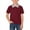 Red4, variant on Dlentnea Shirts for Boys Cotton Short Sleeve Collared Tee Soft Comfort Casual Front Button Closure Tops