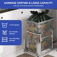 thumbnail image 4 of ModFusion 35L Single Compartment Under Counter Kitchen Cabinet Pull-Out Recycling Bin and Trash Can, Gray, 4 of 12