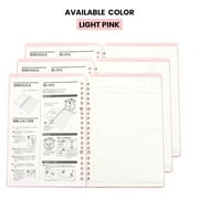 Kokuyo Smart Ring binder, Up to 25 Sheets, B5, Light Pink (ル-SP700LP)