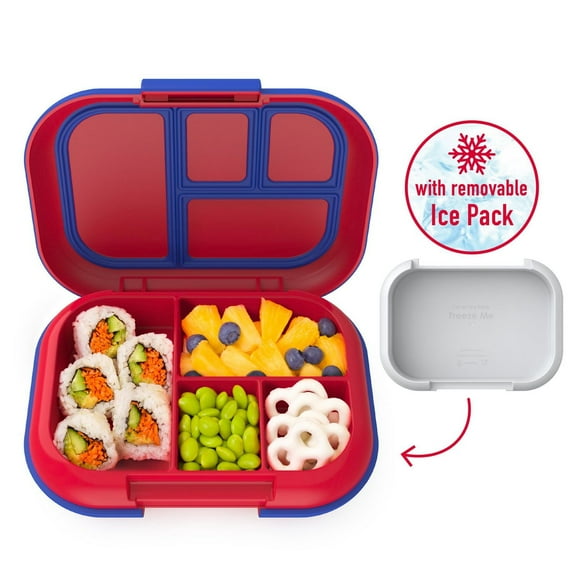 Bentgo Chill Bento-Style Kids Lunch Box - Ice Pack Amovible - Rouge