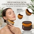 thumbnail image 3 of Lymphatic Brush,Lymphatic Face Brush,Natural Makeup with Durable Soft Bristles, Ergonomic Facial Cleansing Brush for Sculpting 2pcs, 3 of 7