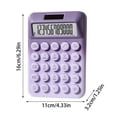 thumbnail image 3 of PEONAVET A Calculator Solar Calculator High Color Dopamine 12 Bit Mechanical Key Scientific Computer, 3 of 4