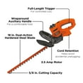 thumbnail image 2 of BLACK+DECKER 18 In. Electric Hedge Trimmer, (BEHT200), 2 of 16