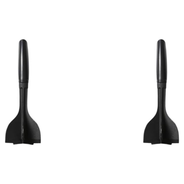 Bewildely Picador de alimentos Gadget de cocina Triturador de carne de vacuno Handly Griped Convenience Multicolor ABS Utensilios para picar Negro 2Conjunto