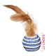 thumbnail image 5 of Juguetes de Sisal para Gatos con Plumas | Bolas de Lana Interactivas con Cascabel | Juguetes Suaves y Coloridos para Gatos | Ejercicio de Juego Individual | Diversión En Interiores y Exteriores, 5 of 6