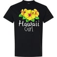 thumbnail image 3 of Inktastic Hawaii Girl Hibiscus Flowers T-Shirt, 3 of 5