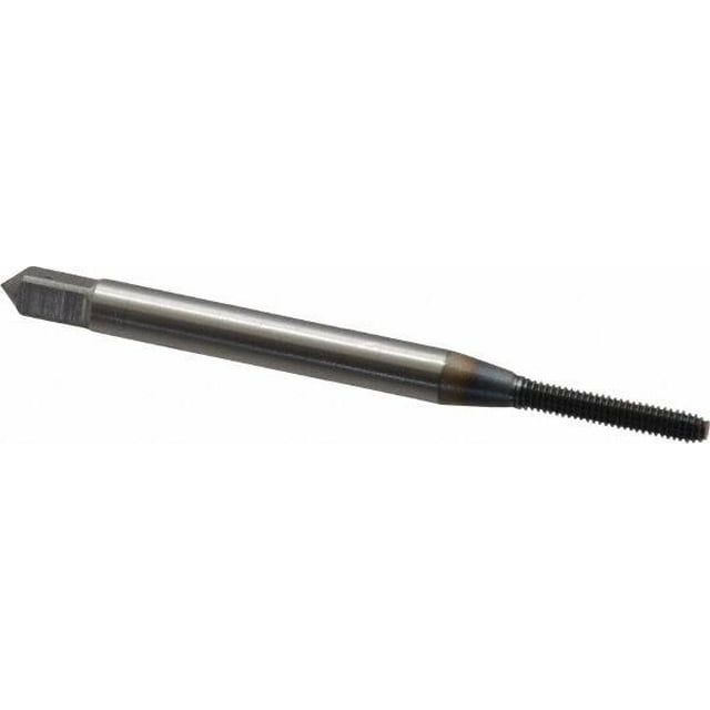 OSG M2x0.40 Metric Coarse D3 Thread Limit Modified Bottoming Thread Forming Tap Powdered Metal HSS, TiCN Finish, 1-3/4" OAL, 7/16" Thread Length, Right Hand Thread, Series EXOTAP NRT