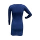 thumbnail image 5 of Mini vestido ajustado de manga larga con envoltura de glúteos sólidos sexy para mujer de otoño Fridja  nbo153, 5 of 5