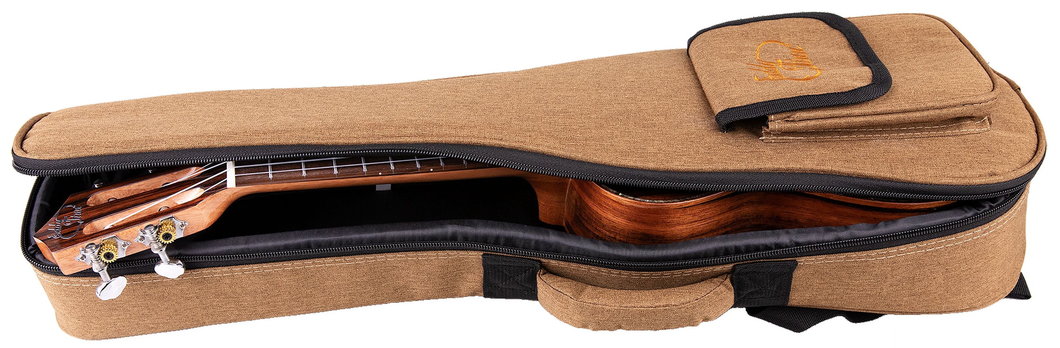 Eddy Finn Expression Series Concert Ukulele with Gig Bag, Ebony