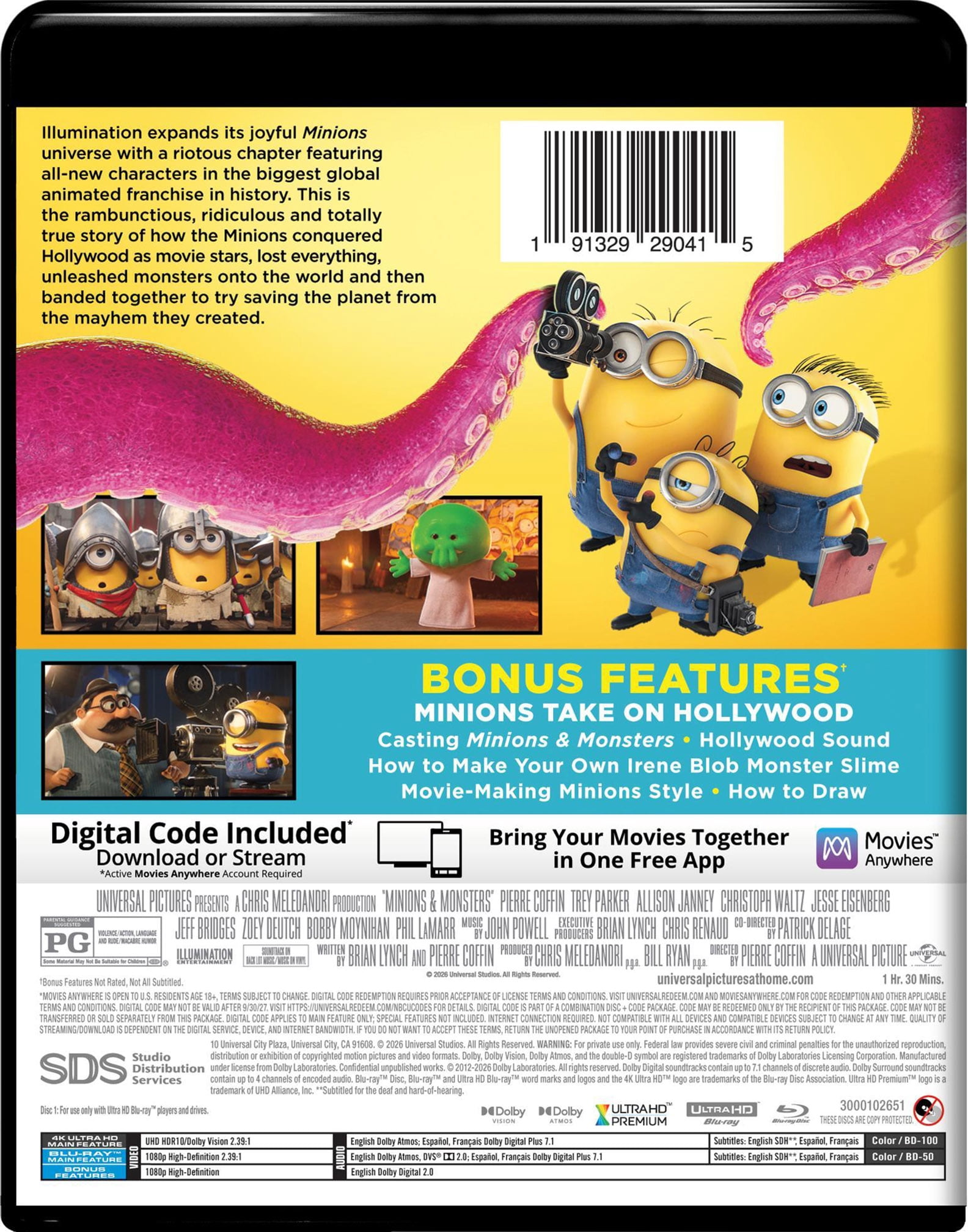 Minions & Monsters (4K Ultra HD + Blu-ray + Digital Copy), Kids & Family, Universal