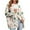 Light Green, variant on Women's Fashion Long Sleeve Christmas Print V-Neck Button Loose Cardigan Top, Knit Sweater for Casual Outfits and Comfort,Royal Blue,L