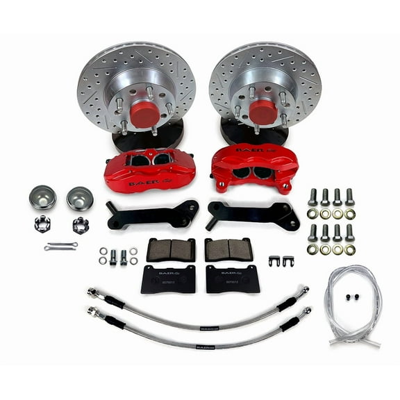 Baer Brakes 4261646B 11" SS4 Int Hub, Front Brake Kit, Black, SDZ