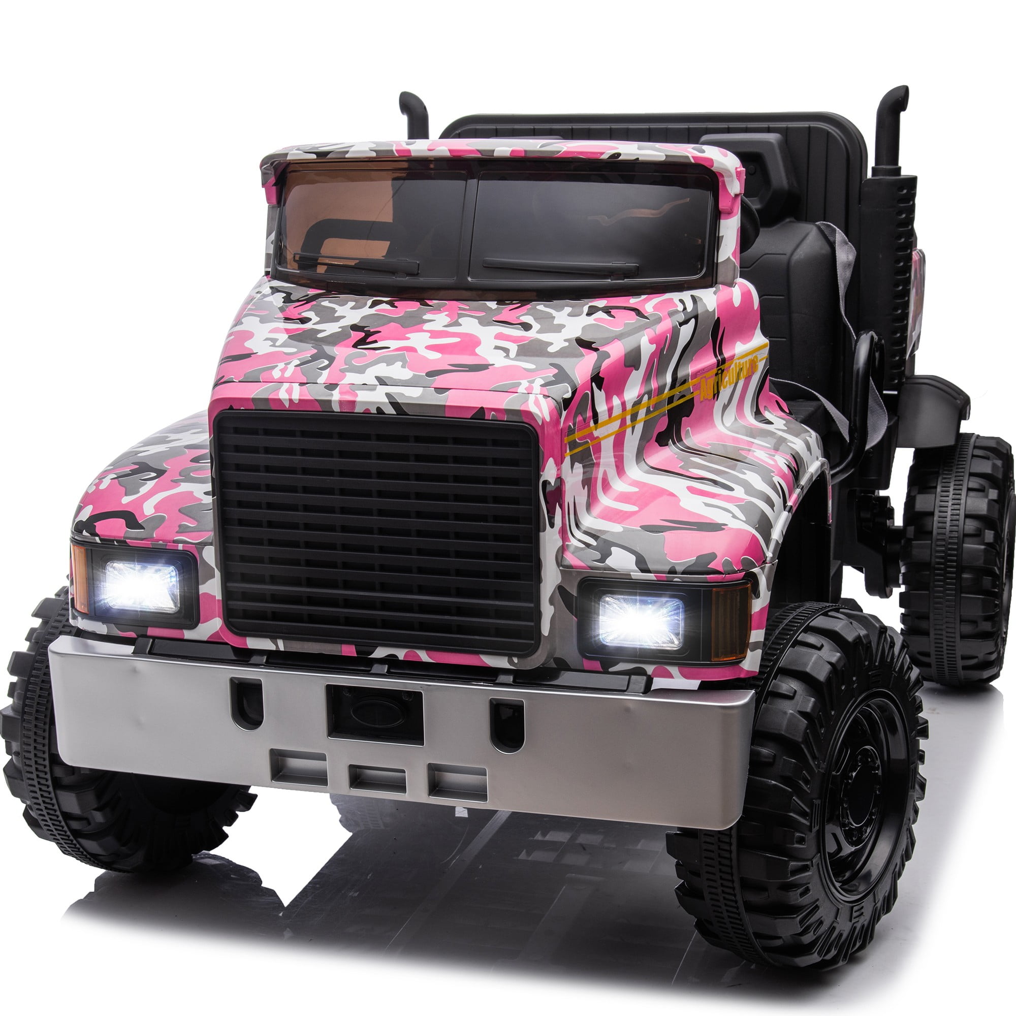 Hikiddo JC222 24V Ride on Toy, Kids Ride On Dump Truck 2 Seater with