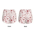 thumbnail image 5 of Fotbe Flower Leaves Womens High Waist Running Shorts Athletic Workout Quick Dry Shorts for Women with Pockets Gym Yoga Summer Shorts-XX-Large, 5 of 9