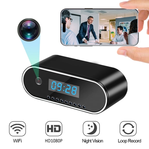 Yaoinaoou Home Security Camera Mini - 1080P HD Indoor WiFi Camera with Night Vision, Motion Detection for Baby, Pet & Home Monitor