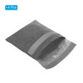 thumbnail image 3 of Unique Bargains 7'x7' Reusable Washable Polyester Snack Bag Sandwich Bag, Grey 4 Pack, 3 of 7
