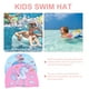 thumbnail image 5 of GOOHOCHY Gorros de baño para natación, gorros de natación bonitos, gorros protectores para el cabello para piscina, gorros de natación de dibujos animados, 2 uds., 5 of 7
