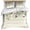 Beige, variant on 3 Piece Eucalyptus Duvet Cover Set Queen Size,Microfiber Comforter/Quilt Cover with Corner Ties and 2 Pillowcases,Sage Green Botanical Leaf Pink Flower Farm All Season Bedding with Zipper Closure