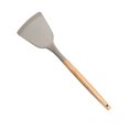thumbnail image 2 of Silicone Spatula,12.6x3.1 Inch Heat Resistant Silicone Spatulas with Wooden Handle,Wooden Handle Durable Silicone Spatula Utensil,Wooden Handle Flexible Silicone Mixing Scraper for Cooking, 2 of 4
