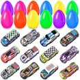 thumbnail image 1 of Huevos de Pascua de 12 unidades UPINLOOK con coches de juguete de retroceso, 1 of 7