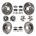 thumbnail image 1 of Transit Auto Front Rear Hub Bearing Assembly Disc Brake Rotor and Semi-Metallic Pad Shoe Kit (10Pc) for Car 2003 Ford Mustang SVT Cobra 10th Anniversary - Left Right Side (Driver Passenger) KBB-109170, 1 of 10