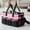 Pink, variant on Lenkho Large Canvas Cleaning Bag Multifunctional Storage Tool Bag With Handle And Crossbody Strap For Supplies