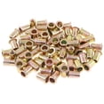 thumbnail image 3 of 10X M3 M8 M10 Carbon Steel Knurled Nuts Rivet Nutsert Cap Flat Read Zinc Plated, 3 of 9