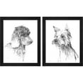 thumbnail image 1 of Great Art Now Labradoodle & Yorkshire Terrier Sketch by Avery Tillmon, 2 Piece Framed Art Set Each 9.25"W x 11.25"H, 1 of 3