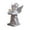 White-87, variant on European Standing Posture Vintage Wing Angelic Hand Rest Candlestick, Romantic Mood Decorative Ornament for Party and Restaurant