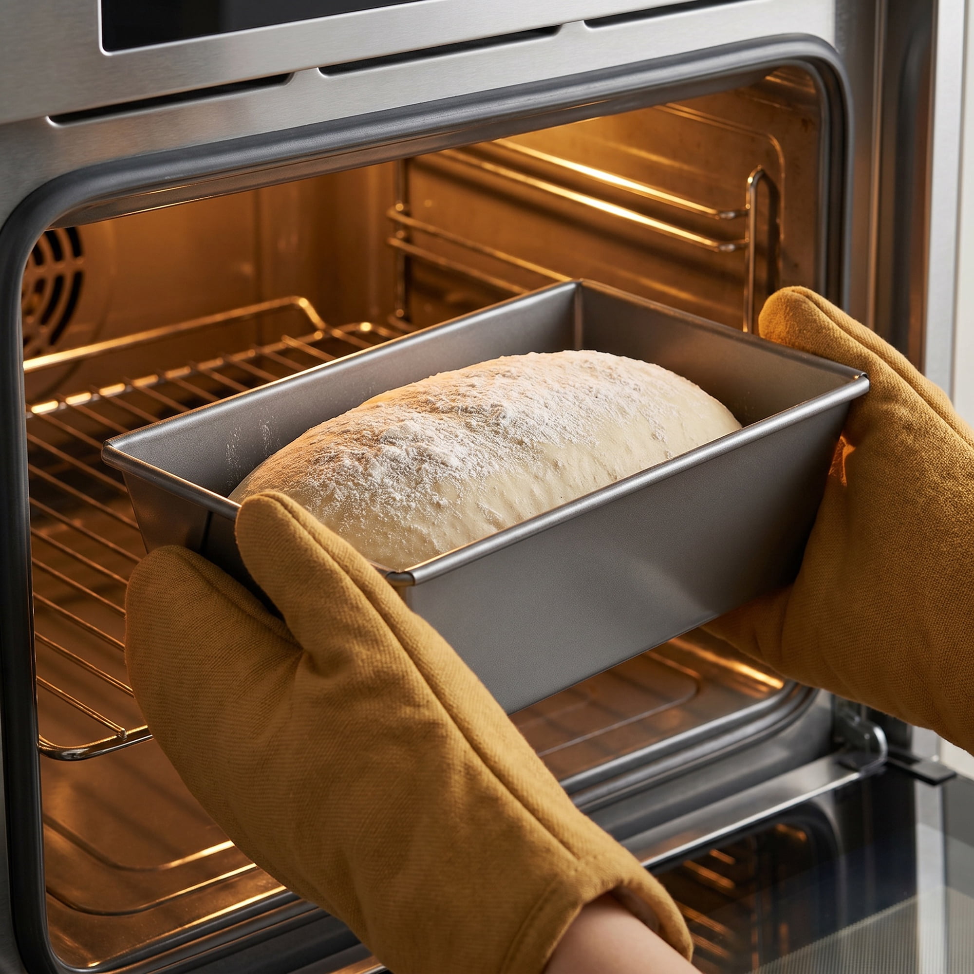 Unique Bargains Loaf Pan Large Size Nonstick Carbon Steel Tray for Homemade Bread Black 8.3"x4.6"x3"