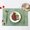 Green#682, variant on Faux Leather Placemats Washable Heat Resistant Non Slip Table Mats for Dining Room Kitchen Indoor Outdoor Home Decor Floral Pattern Wipeable Bowl Pads