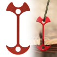 thumbnail image 3 of Heavy Duty Extendable Fishbone Tent Stake, Multi Function Outdoor Ground Peg For Camping Tarp, Aluminum Alloy Windproof Anchor Nail, Red, 3 of 5