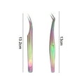 thumbnail image 2 of Eyelash Extension Tweezers Stainless Steel Volume Lash Tweezers Set for Eyelash Extension Professional, 2 of 5